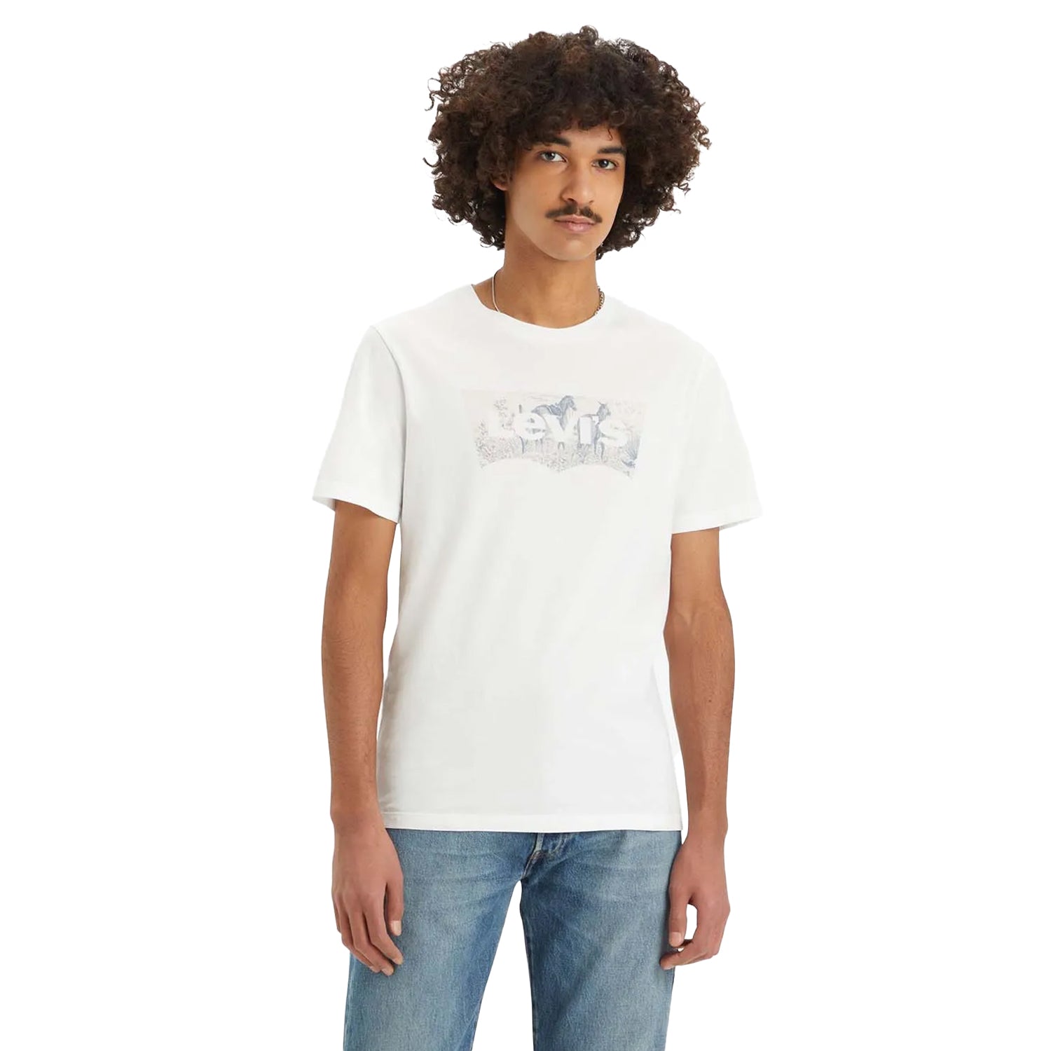 White - Front - Levis Mens Classic Graphic T-Shirt