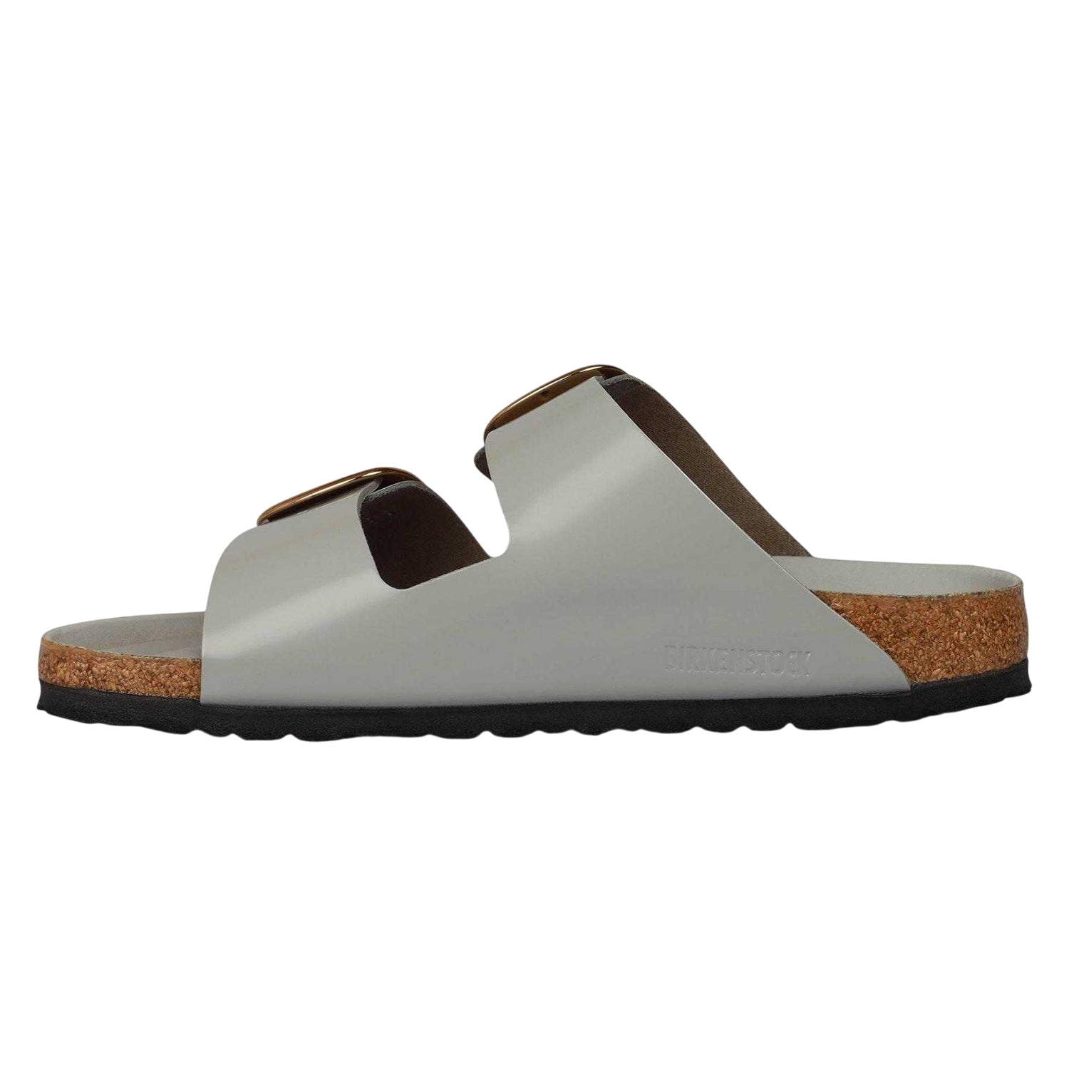 Stone-Coin - Back - Birkenstock Womens-Ladies Arizona Twin Buckle Flat Sandals