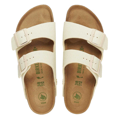 White - Back - Birkenstock Womens-Ladies Arizona Open Toe Sandals