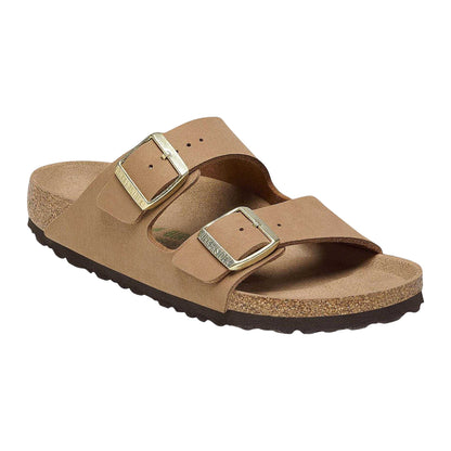 Brown - Side - Birkenstock Womens-Ladies Arizona Open Toe Sandals