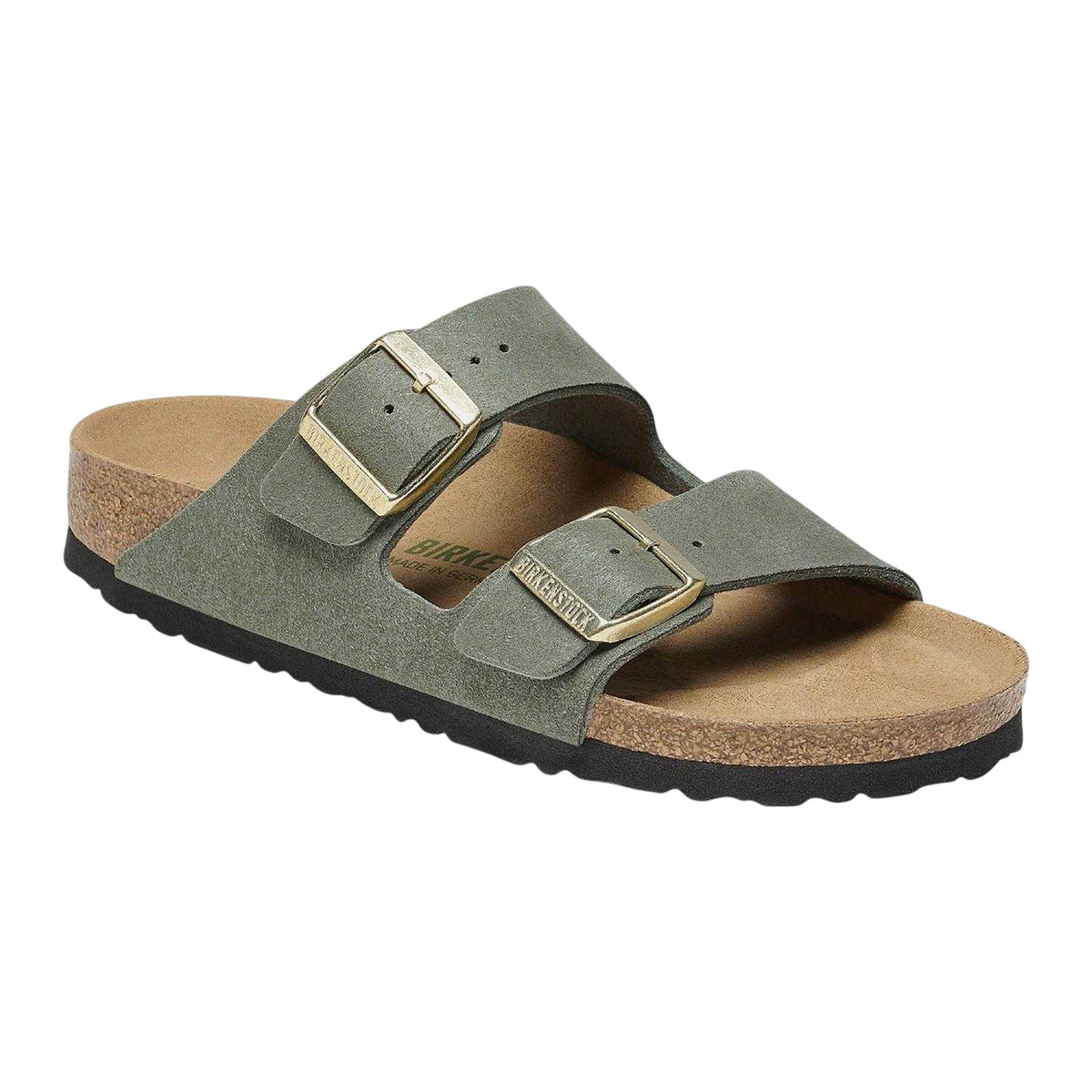 Green - Side - Birkenstock Womens-Ladies Arizona Open Toe Sandals