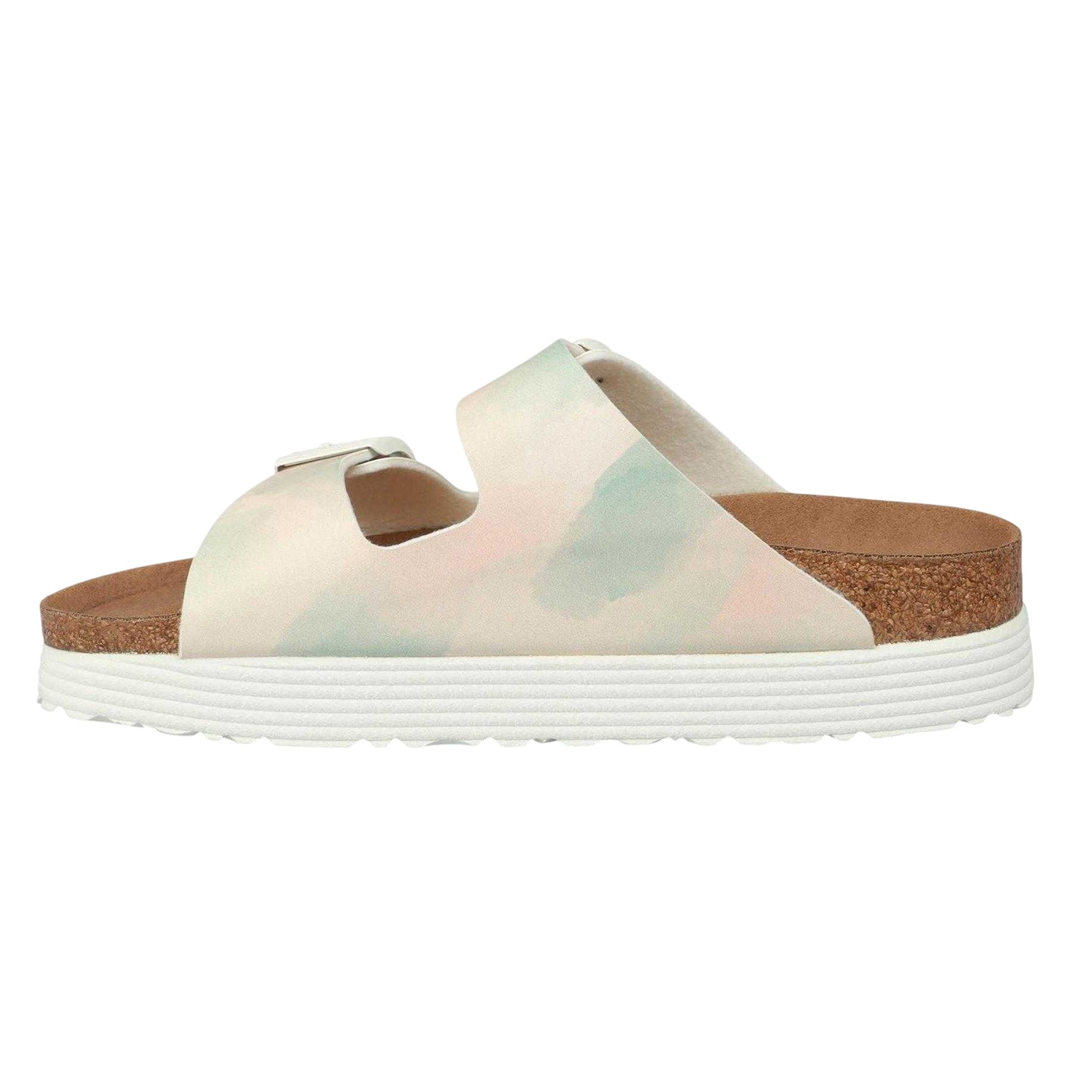 Pink - Back - Birkenstock Womens-Ladies Arizona Grooved Open Toe Sandals