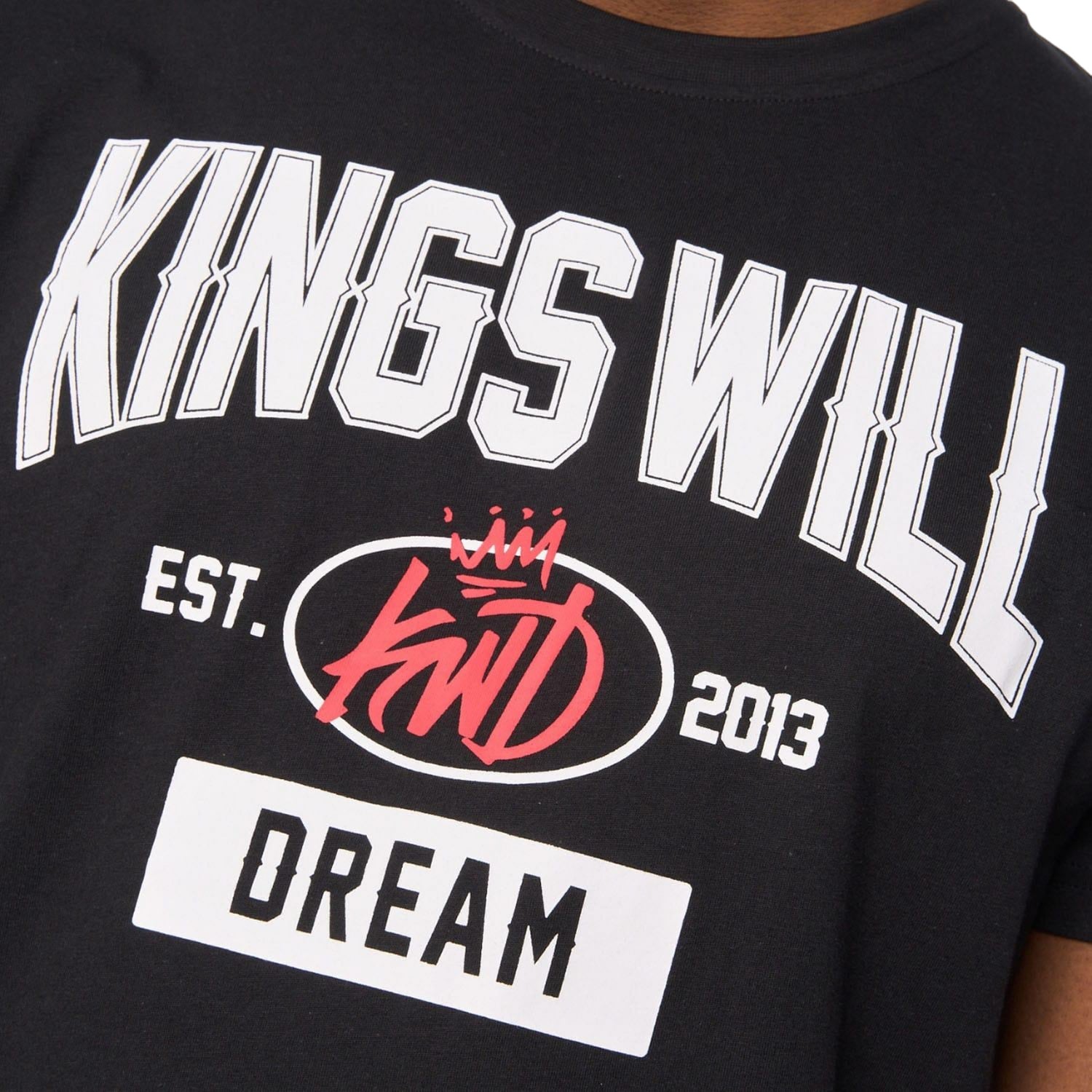 Black - Side - Kings Will Dream Mens Knockout T-Shirt