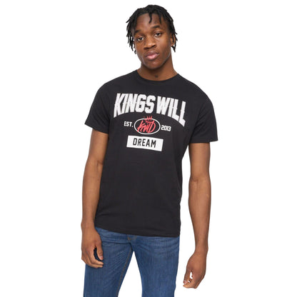 Black - Front - Kings Will Dream Mens Knockout T-Shirt