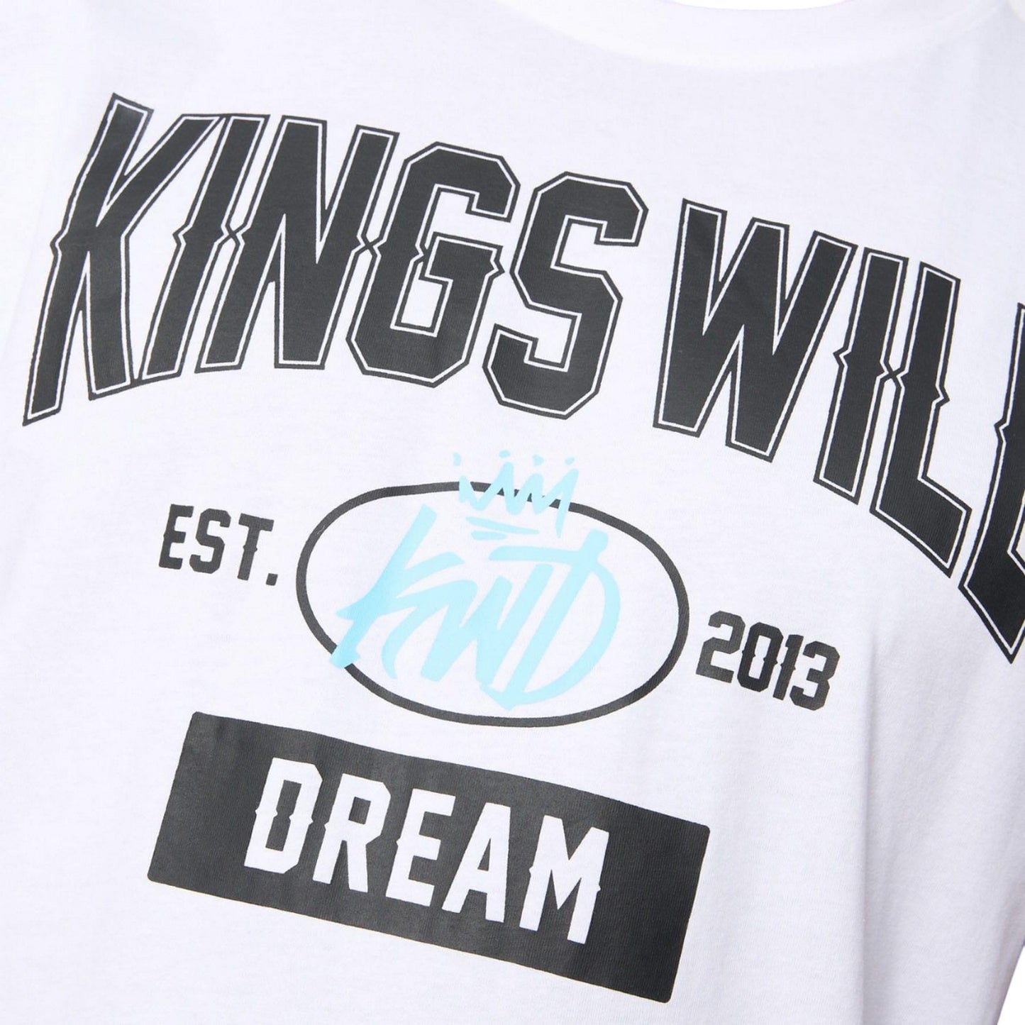 White - Side - Kings Will Dream Mens Knockout T-Shirt