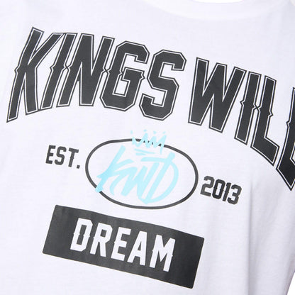 White - Side - Kings Will Dream Mens Knockout T-Shirt