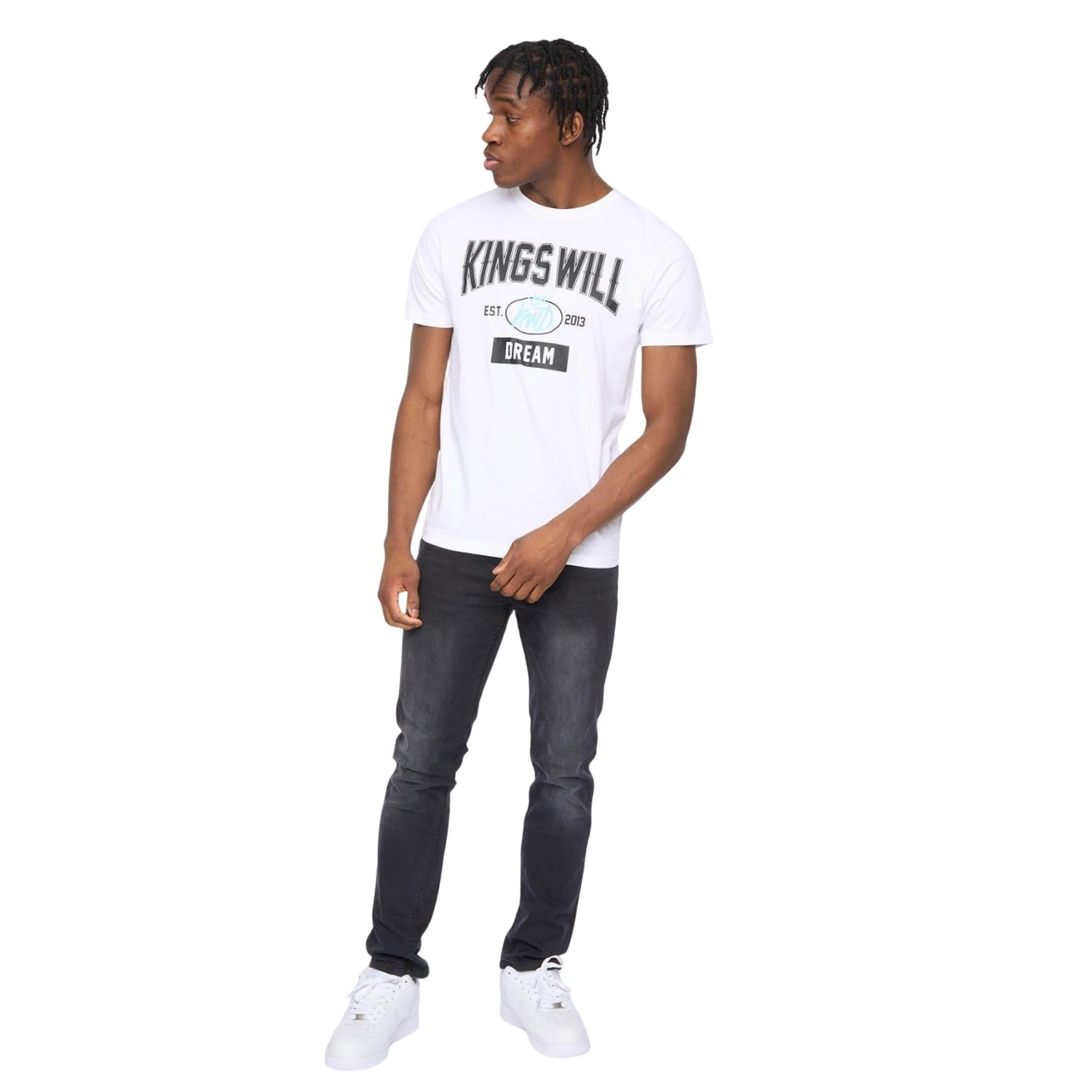 White - Pack Shot - Kings Will Dream Mens Knockout T-Shirt