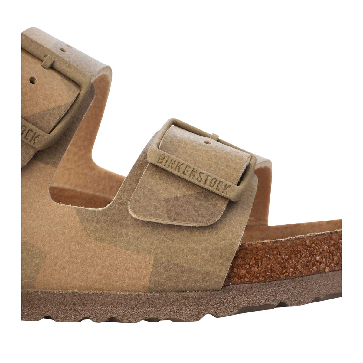Beige - Lifestyle - Birkenstock Womens-Ladies Arizona Camo Sandals