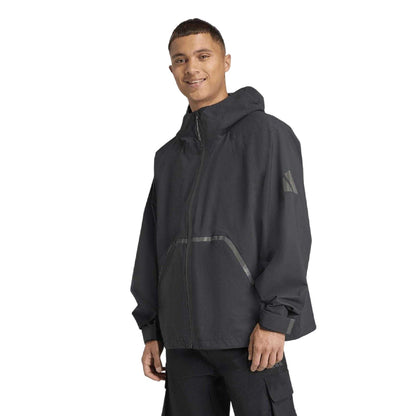 Black - Lifestyle - Adidas Mens Myshelter Anorak