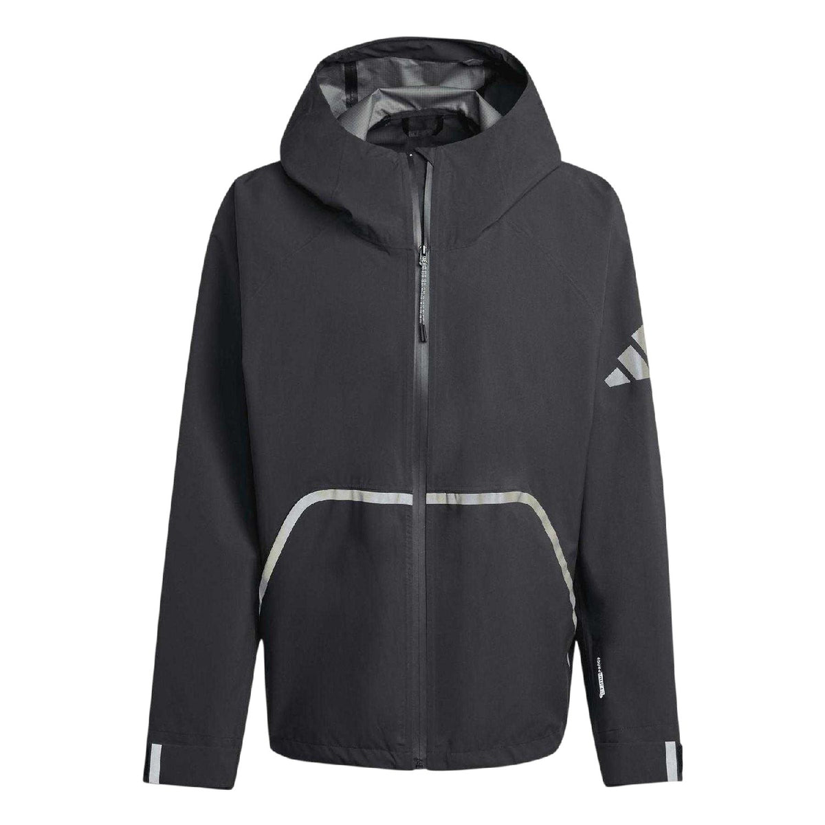 Black - Front - Adidas Mens Myshelter Anorak