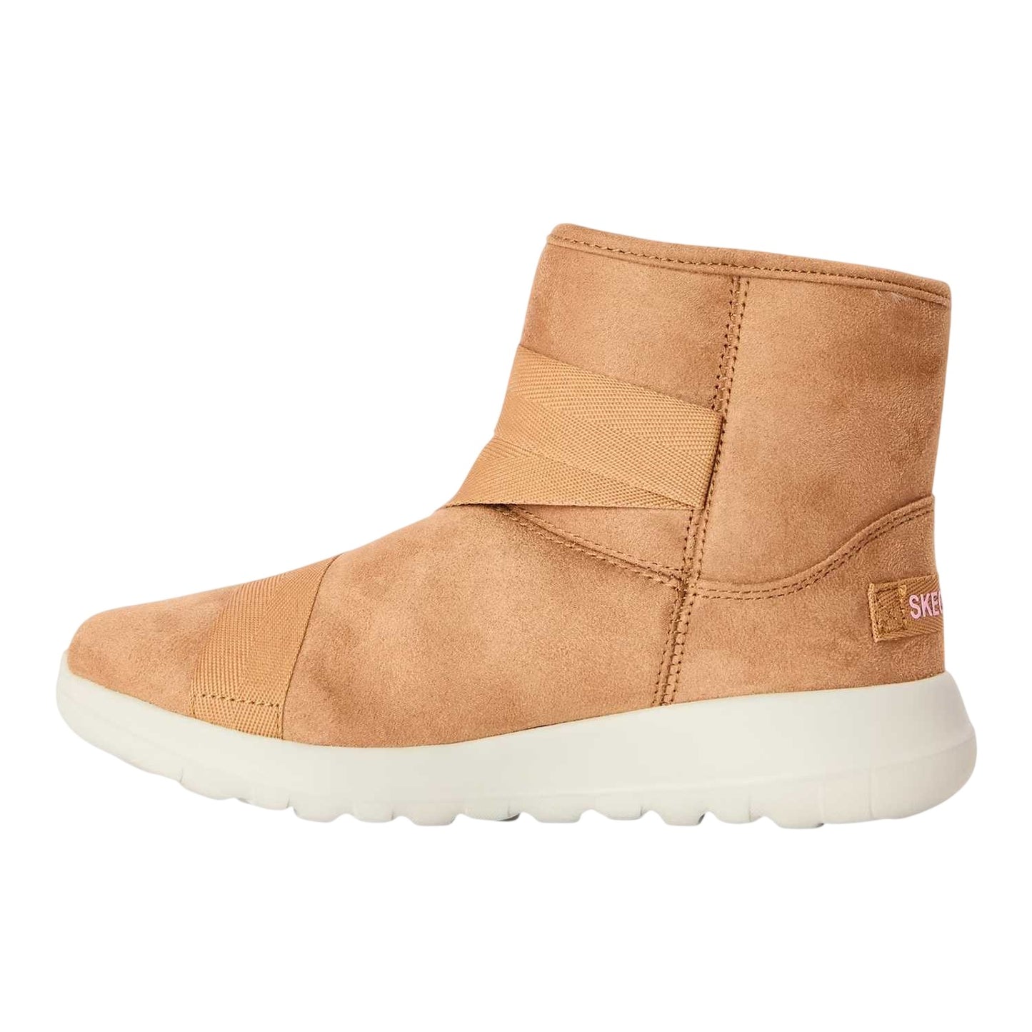 Chestnut - Back - Skechers Childrens-Kids Slip-on Ankle Boots