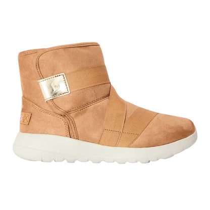 Chestnut - Front - Skechers Childrens-Kids Slip-on Ankle Boots
