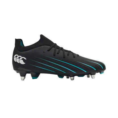 Jet Black - Front - Canterbury Mens Speed Logo Rugby Boots