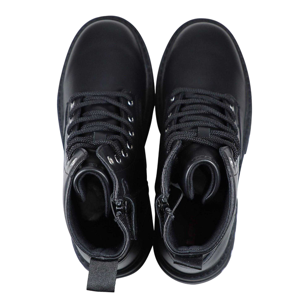 Black - Lifestyle - Levis Childrens-Kids Pasadena Biker Boots