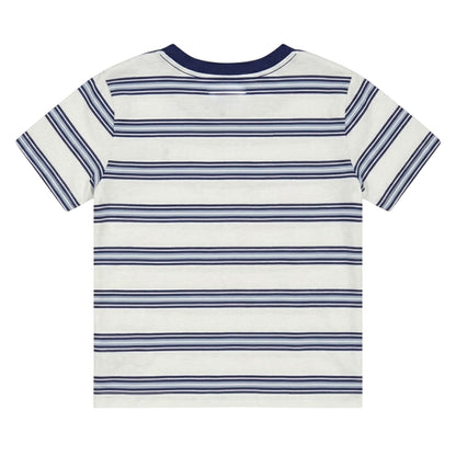 Multicoloured - Back - Ralph Lauren Childrens-Kids Stripe T-Shirt
