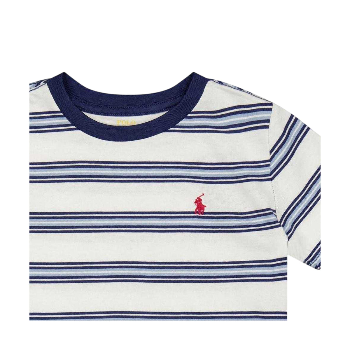 Multicoloured - Side - Ralph Lauren Childrens-Kids Stripe T-Shirt
