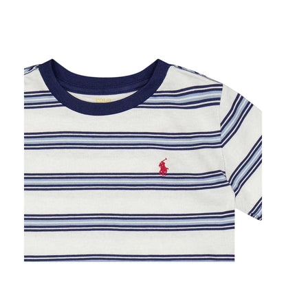 Multicoloured - Side - Ralph Lauren Childrens-Kids Stripe T-Shirt