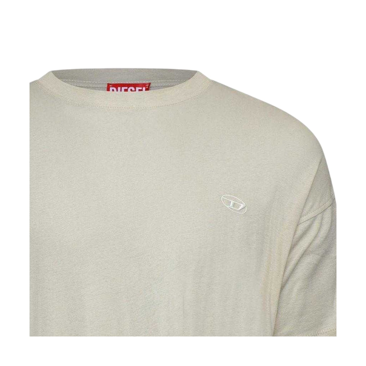 Gravel - Side - Diesel Mens Embroidered Logo T-Shirt