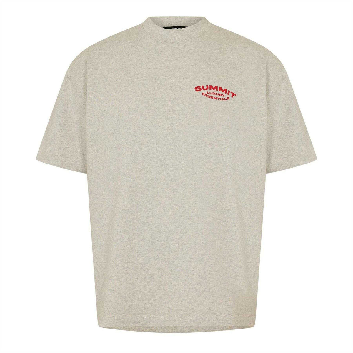Red - Front - Summit Mens Oversized T-Shirt