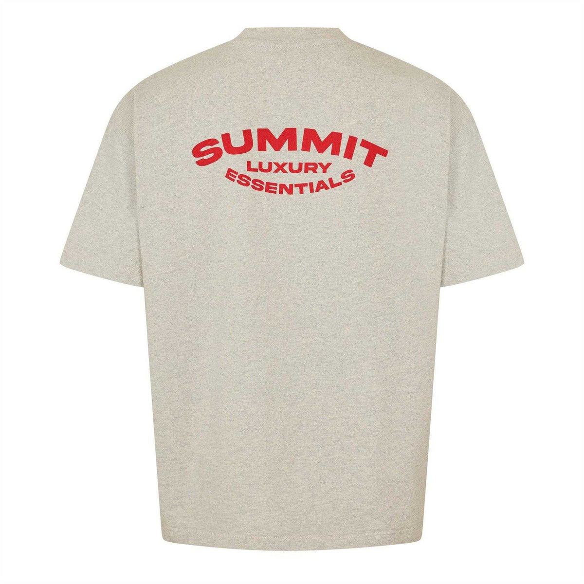Red - Back - Summit Mens Oversized T-Shirt