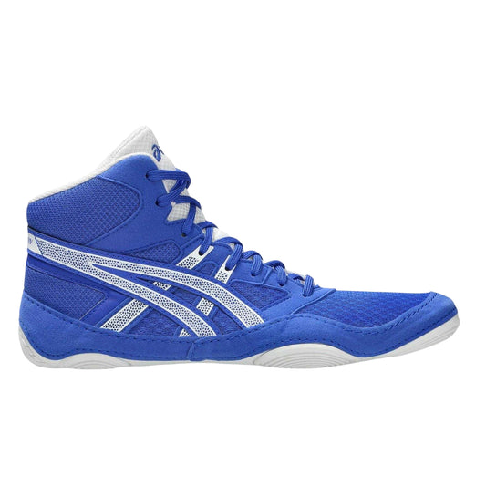 Neon Blue - Front - Asics Mens Suede Boxing Boots