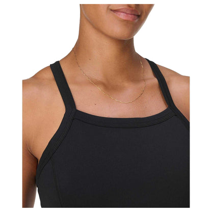 Black - Side - Sweaty Betty Womens-Ladies Square Neck Sleeveless Tank Top