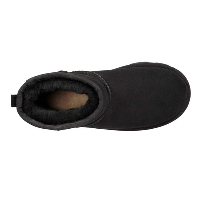 Black - Lifestyle - UGG Childrens-Kids Mini II Classic Suede Ankle Boots
