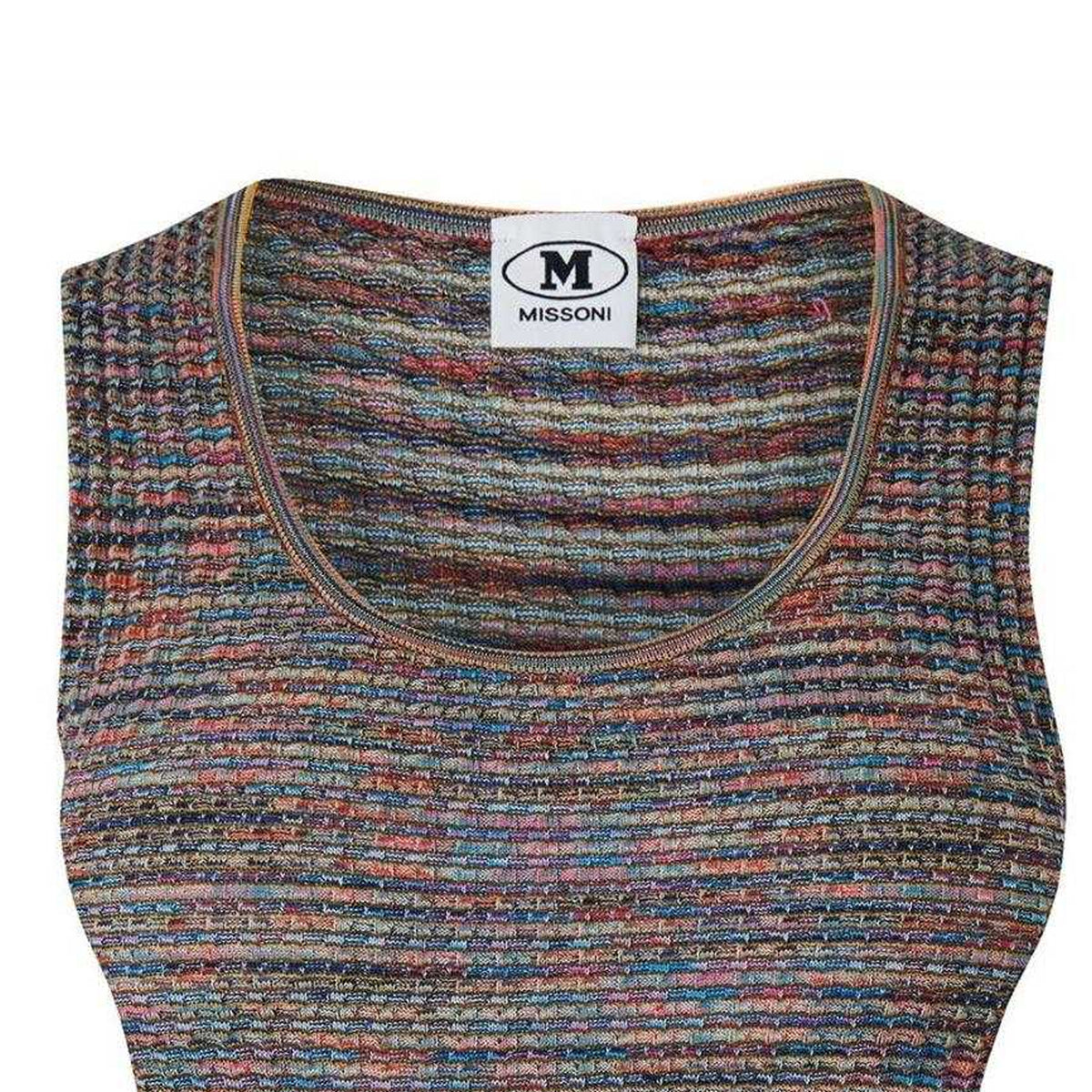 Multicoloured - Side - Missoni Womens-Ladies Striped Tank Top