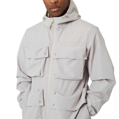Stone - Side - Brave Soul Mens Multi Pocket Hooded Jacket