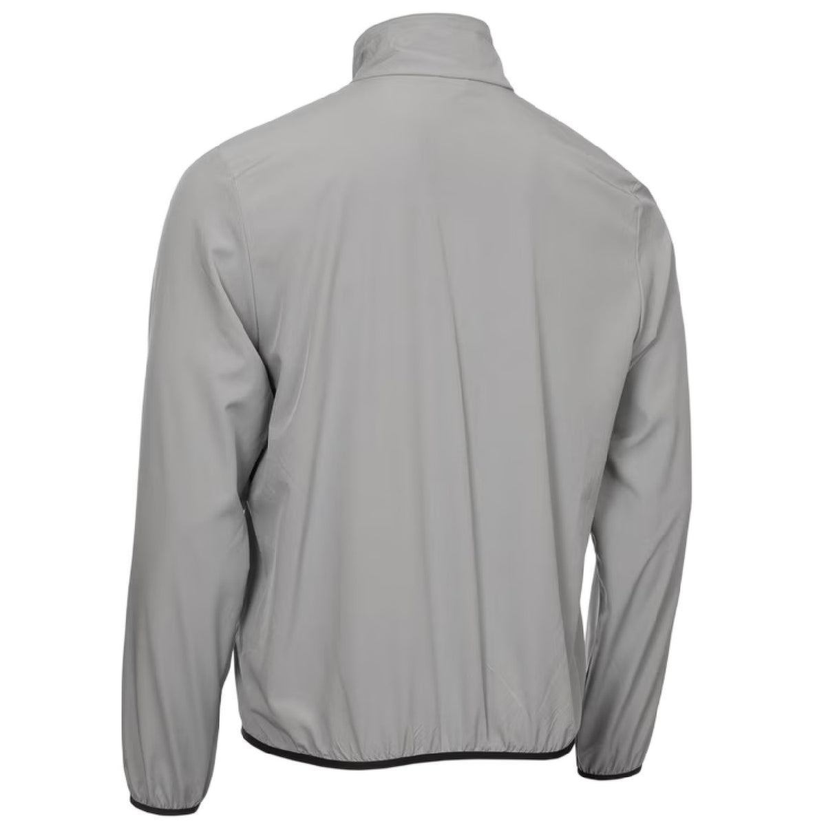 Silver - Back - Calvin Klein Mens Performance Wind Resistant Golf Jacket