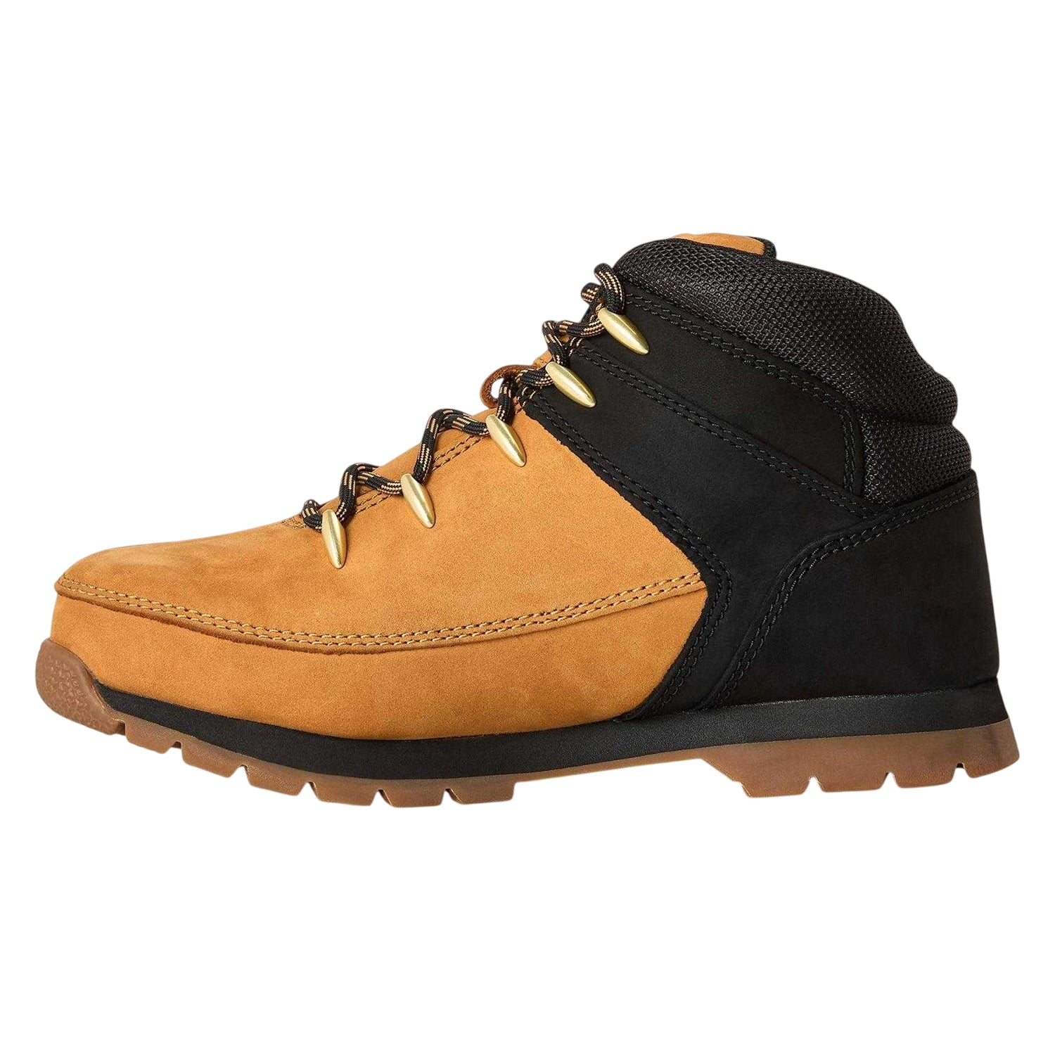 Wheat - Side - Timberland Boys Nubuck Mid Cut Boots