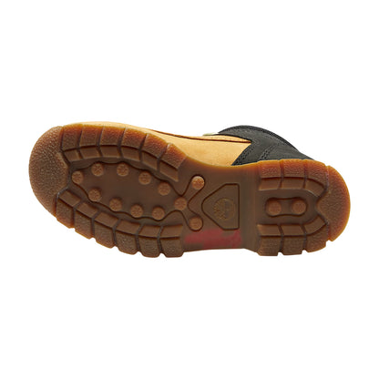 Wheat - Pack Shot - Timberland Boys Nubuck Mid Cut Boots