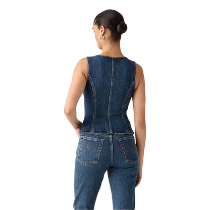 As Seen On TV - Back - Levis Womens-Ladies Sculpted Sleeveless Top