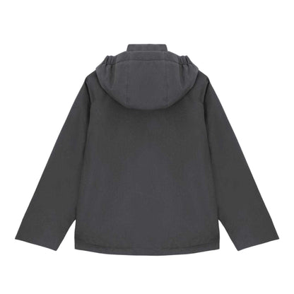 Black - Back - Gelert Childrens-Kids Horizon Waterproof Jacket