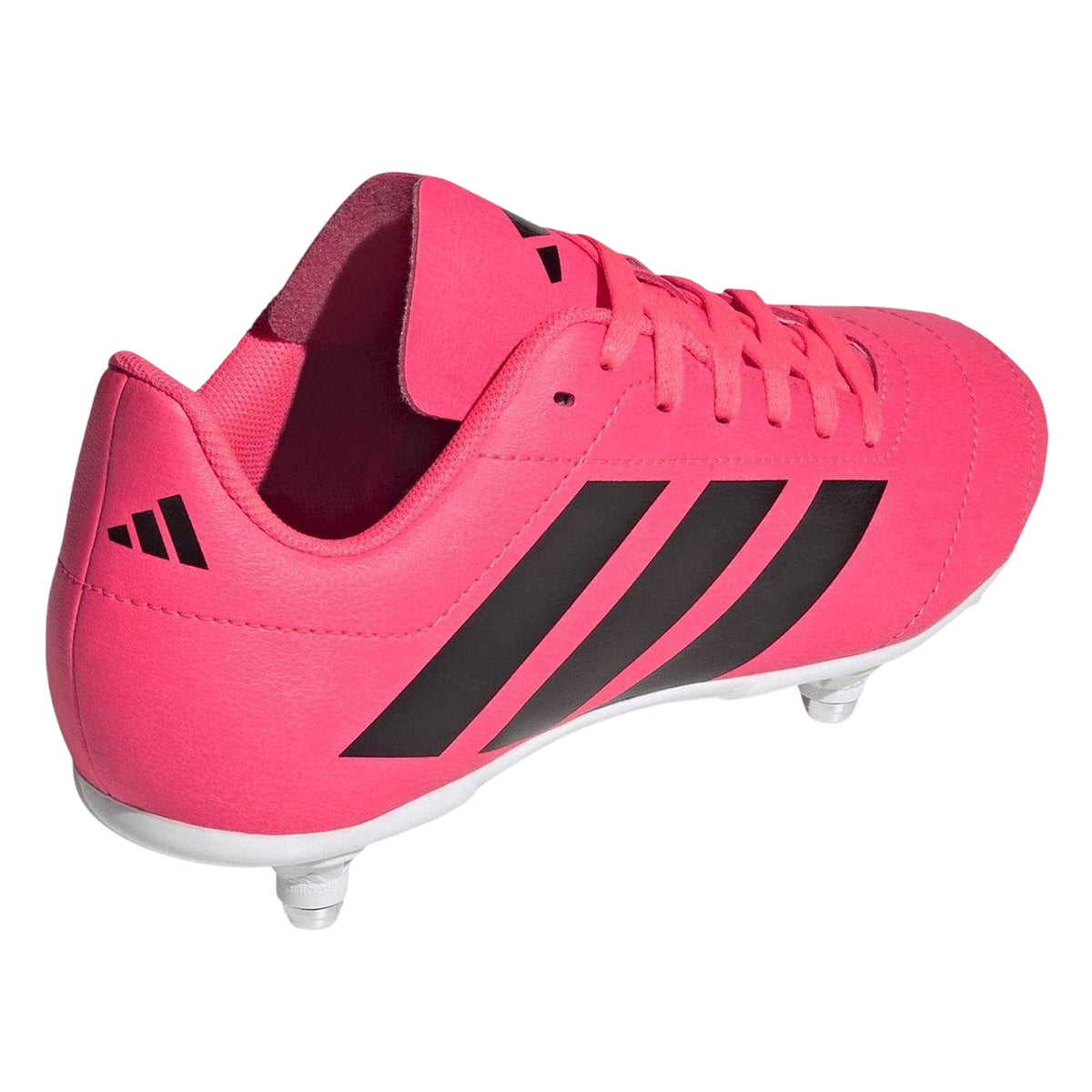 Pink - Back - Adidas Childrens-Kids Rugby Boots