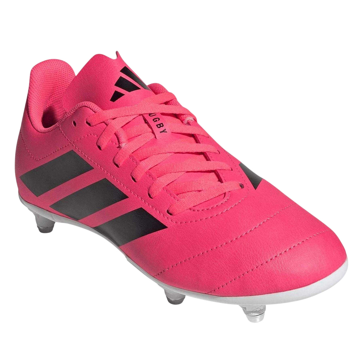 Pink - Pack Shot - Adidas Childrens-Kids Rugby Boots