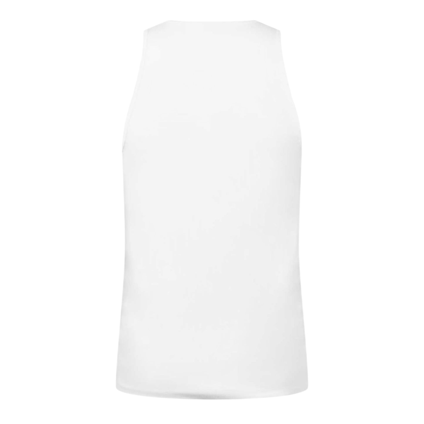 Bright White - Back - Diesel Mens Liftynew Out Logo Ribbed Tank Top