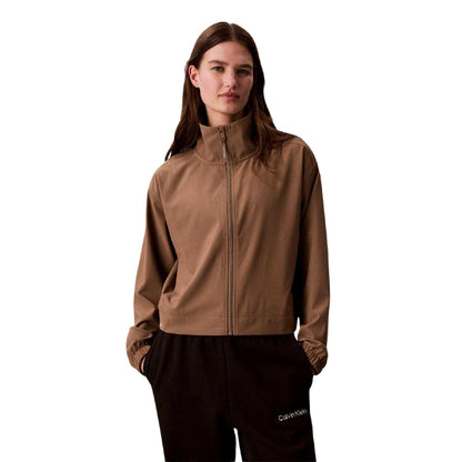 Shitake - Side - Calvin Klein Womens-Ladies Sport Windbreaker
