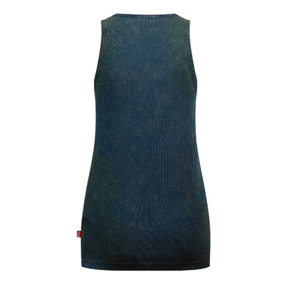 Ensign Blue - Back - Diesel Womens-Ladies Patterned Tank Top