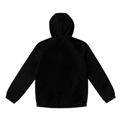 Black - Back - Gelert Childrens-Kids Packaway Waterproof Jacket