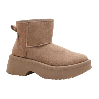 Camel - Back - Where´s That From Womens-Ladies Platform Ankle Boots