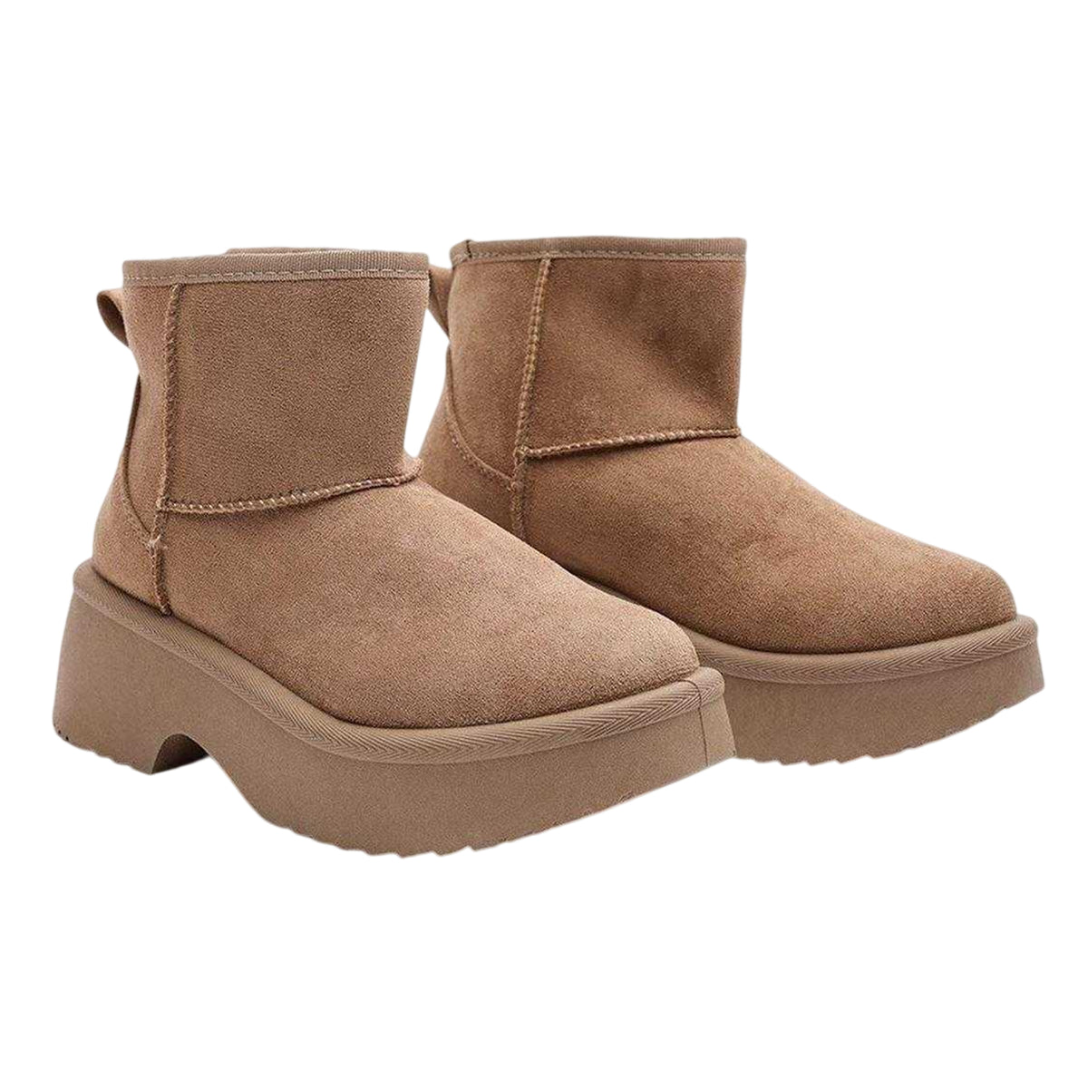 Camel - Side - Where´s That From Womens-Ladies Platform Ankle Boots