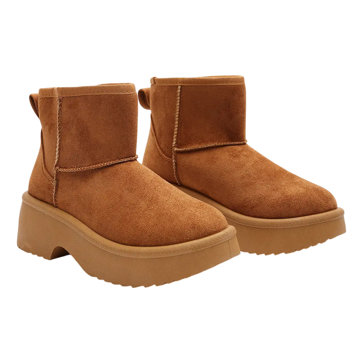 Chestnut - Lifestyle - Where´s That From Womens-Ladies Platform Ankle Boots
