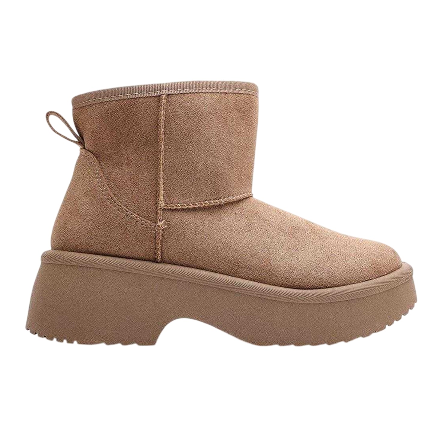 Camel - Front - Where´s That From Womens-Ladies Platform Ankle Boots