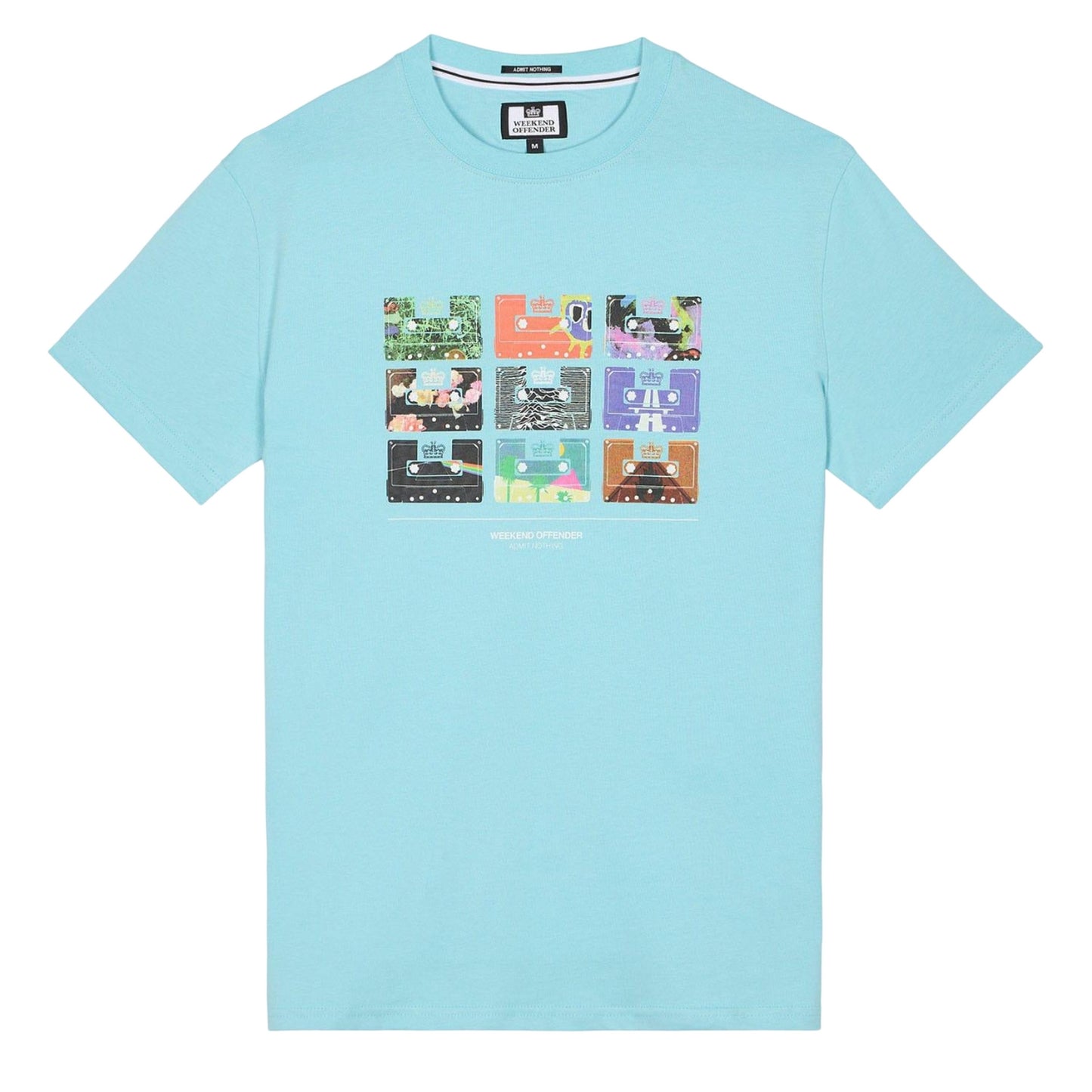Blue - Front - Weekend Offender Mens Hanover Graphic T-Shirt
