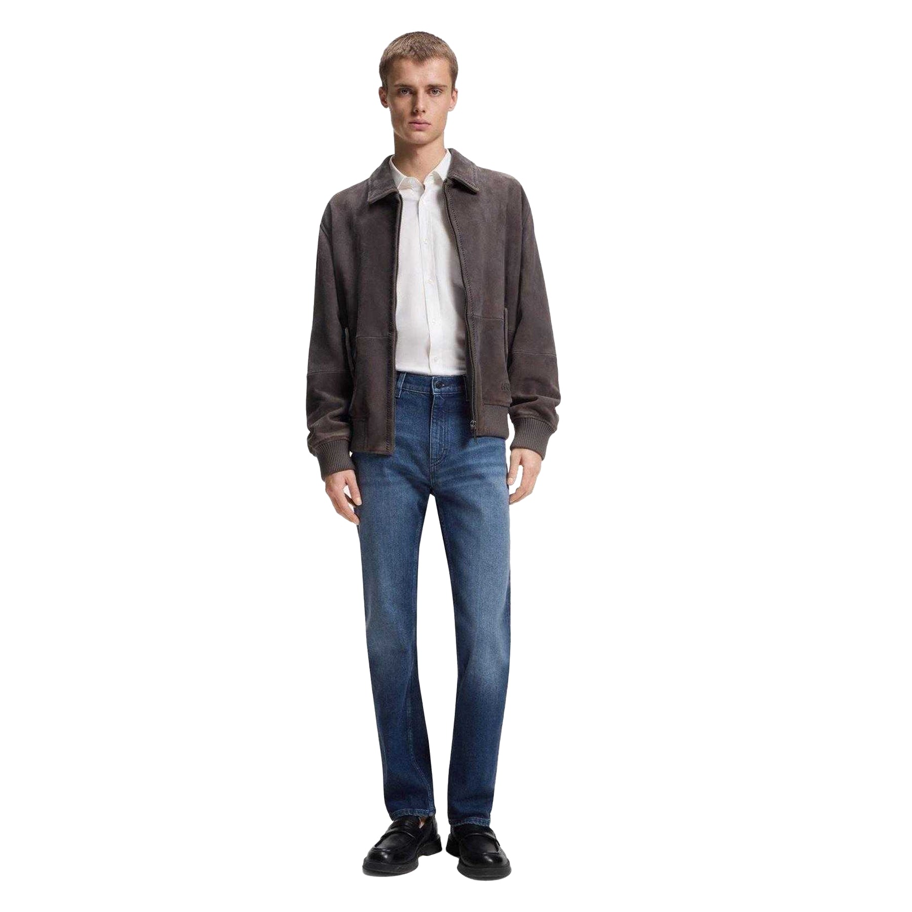 Medium Blue - Lifestyle - Hugo Boss Mens 708 Slim Jeans