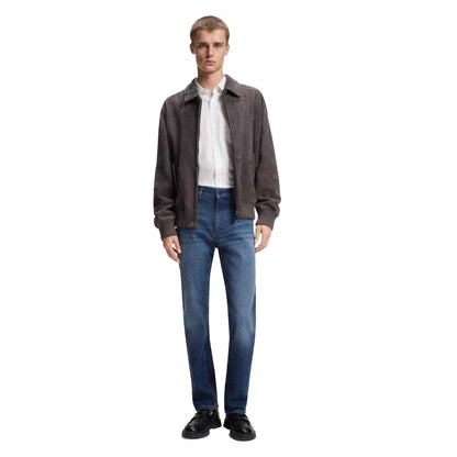 Medium Blue - Lifestyle - Hugo Boss Mens 708 Slim Jeans