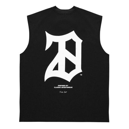Black - Back - 28 Club Mens Mesh Performance Athletic Sleeveless Tank Top