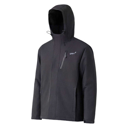 Charcoal - Side - Gelert Mens Horizon Waterproof Hooded Puffer Jacket