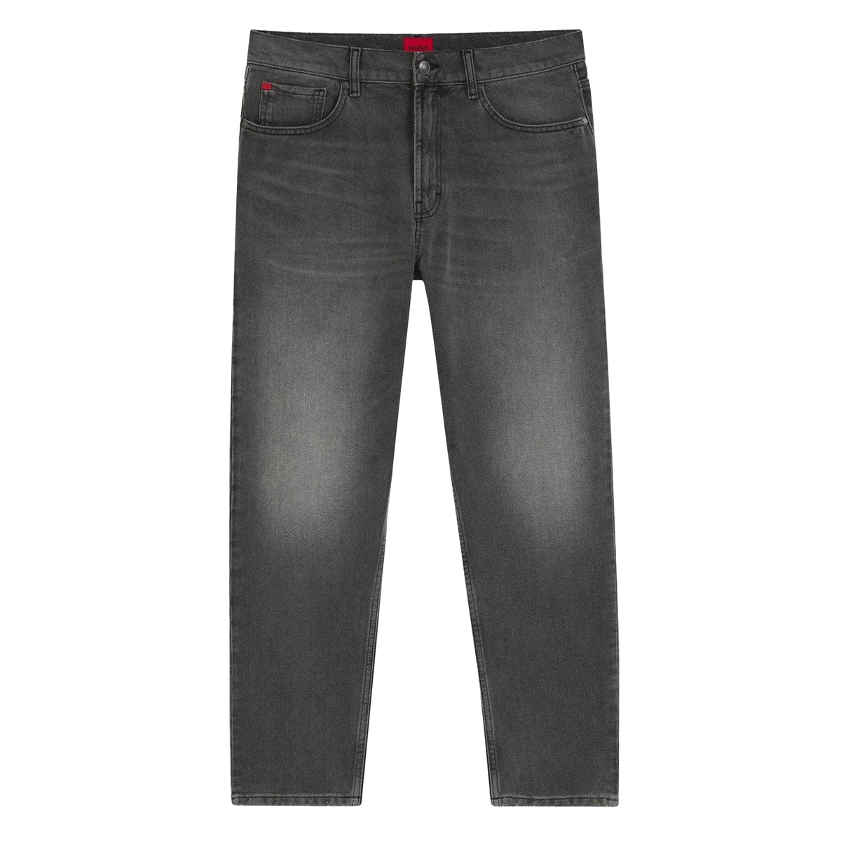 Medium Grey - Front - Hugo Mens 838 Faded Tapered Jeans